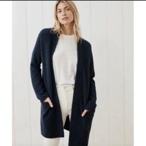 Jenni Kanye merino wool sweater coat